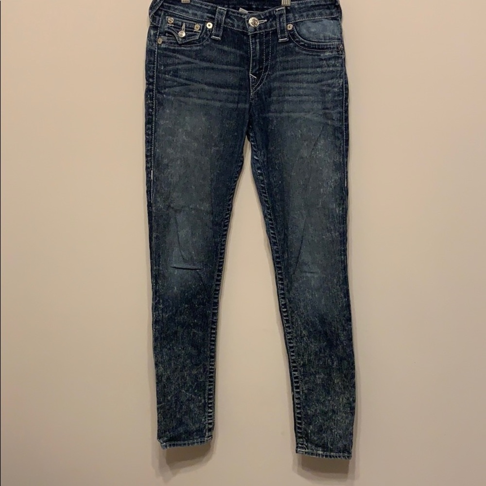 Women’s true religion denim leggings size 27